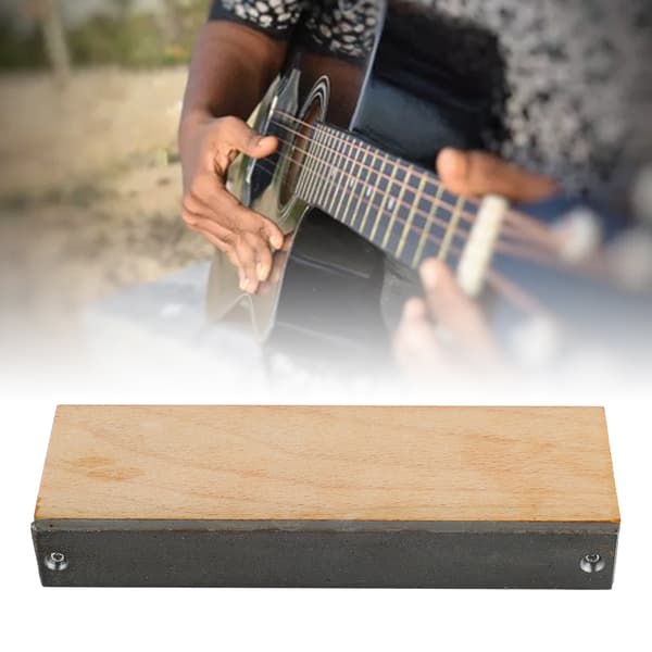 Gitarrhalsgreppbrädesandningsblock Ergonomisk Bas Ukulele Sandningsblock Fil 15cm