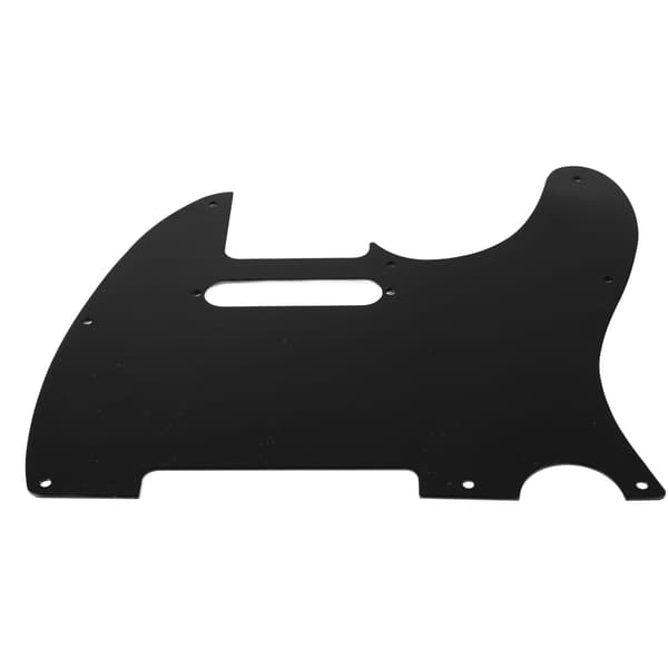 Elektrisk gitarr plektrumskydd Hög styrka Repskyddad aluminiumlegering Front gitarrskyddsplatta Svart