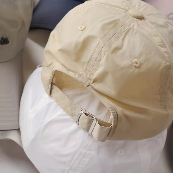Dotpet Hat Hurtigtørrende Broderede Bogstaver Justerbar Mænds Og Kvinders Baseball Cap(Khaki)