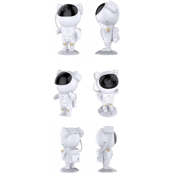 Astronaut Stjernehimmel Projektor med Fjernbetjening LED Stjerne Nebula Nattelys USB Strømdrevet Julefest Børn Hjem Soveværelse Dekoration Gaver