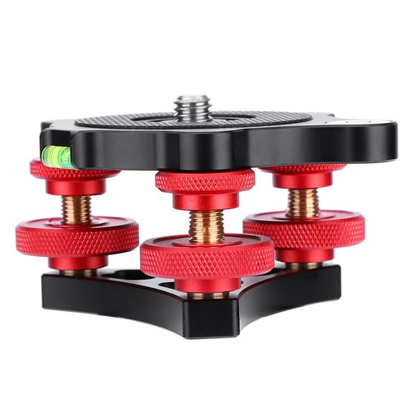 LP-64 Kraftig 15 kg 3/8'' Quick Release Plade Boble Libelle Stativ Kuglehoved