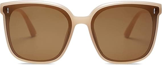 Trendy Oversized Solbriller til Kvinder og Mænd Brown/Brown Gradient