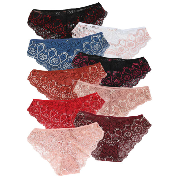 5-pack damtrosor Spets Bikiniunderkläder Måttlig täckning Multipack, ST-JF4, 2XL