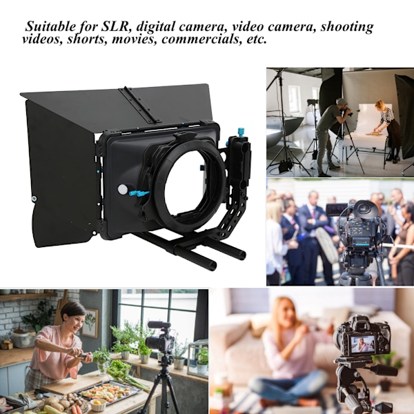 FOTGA DP3000 M3 Professionell Swing Away Matte Box Kameraskjutning Follow Focus Solskydd för A7 BMPC FS100 A6300A7II