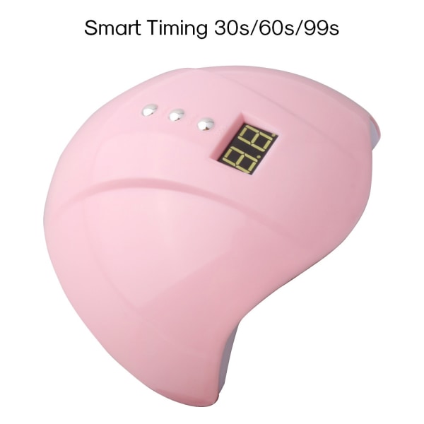 UV LED-nagellampa, gel UV-ljus nageltork, 36W nagelmaskin, smart, lätt, bärbar manikyr,