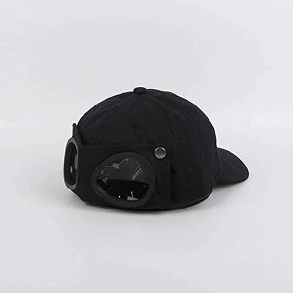 Baseball Cap Hat Dad Hat Udendørs Cap med Anti-UV Øreklapper Trooper Trapper Pilot Briller Cap til Kvinder og Mænd, 01