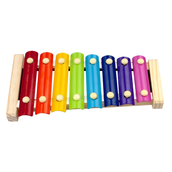Oktav Hand Percussion Piano 8 Tangenter Barn Trä Hand Percussion för Tidig Utbildning