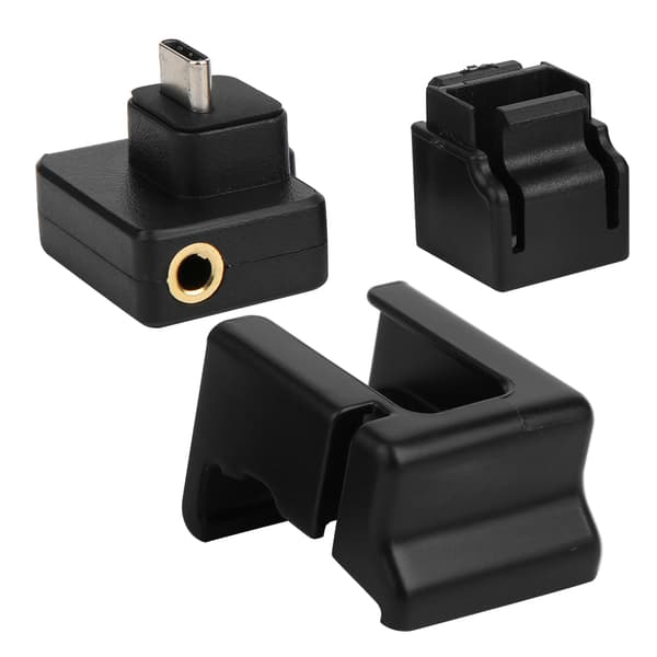 Ulanzi Action Kamera Bur Mikrofon MIC 3,5 mm Lydadapter til DJI OSMO ACTION