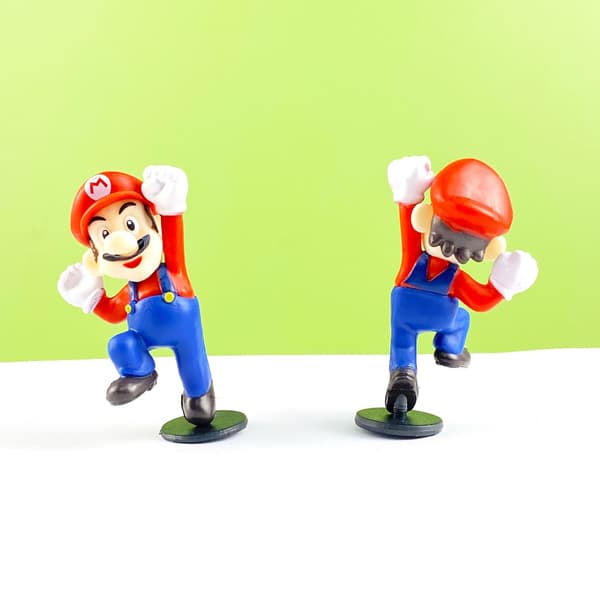 18 Super Mary Blind Box Håndlagde Mario Spillleker, Dukker, Vridde Egg, Bilkakepynt