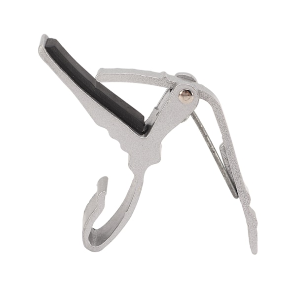Gitar Capo Legering Hurtig Tone Endring Bærbar Instrument Tilbehør for Spilling Ytelse Sølv
