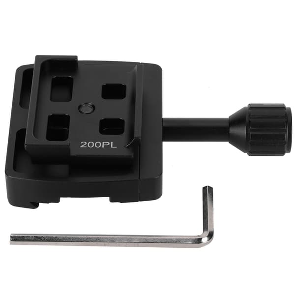 Kulehode hurtigutløserplateholder for ARCA/RRS-plate til Manfrotto RC/RC2-base