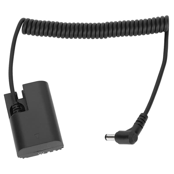Bærbar DR-E6 LP-E6 Dummy Batteri DC-kobler Ekstern Strømforsyning til Canon 5D2 5D3 5D4 Kamera