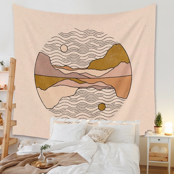 Taide Koti Tausta Kangas Dekor Lahja Mandala Boho Verho Sopii Makuuhuoneen Sisustukseen（58 ，39 x 59 tuumaa）