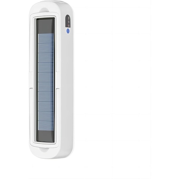 Solar Camping Lantern - Solcelle Oppladbar Campinglykt, Solcelledrevet Bærbar Powerbank, 2000 Lumen, 4 Lysmoduser LED Solar Li white