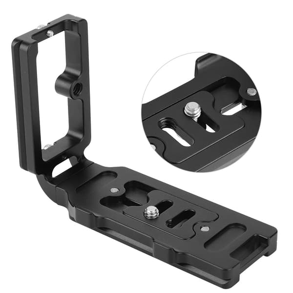 Aluminiumslegering Quick Release Plade Vertikal L-formet Beslag Grebsholder Universal