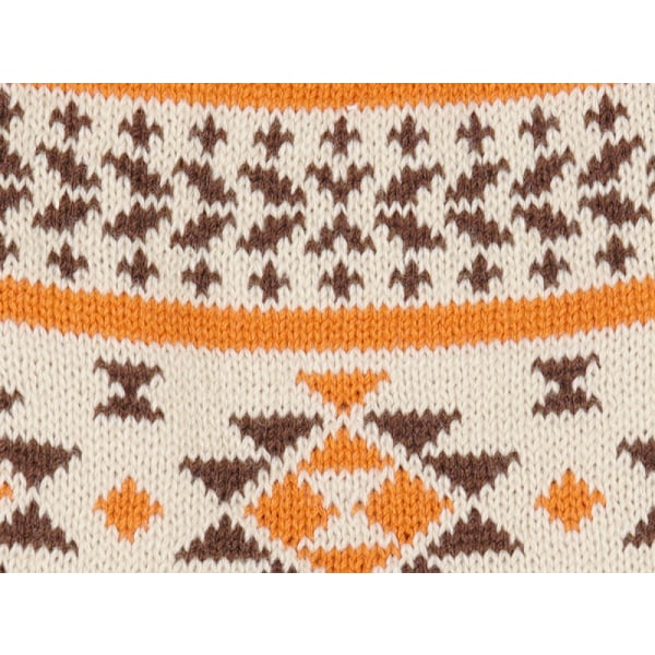 Dotpet husdjurskläder stickad tröja höst och vinterkläder stickad ärmlös lämplig för husdjur i flera storlekar (XXL, orange)