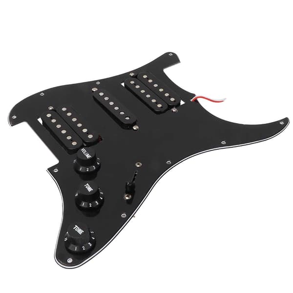 Loaded Pickguard Pickups Sæt Tilbehør Til Elektrisk Guitar med 1 Stk Bagplade