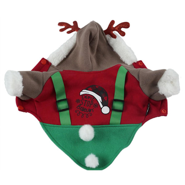 Lemmikkieläinten Vaatteet Piirroskuvio Cosplay Lämmin Koiran Huppari Puku Talvelle (XL)