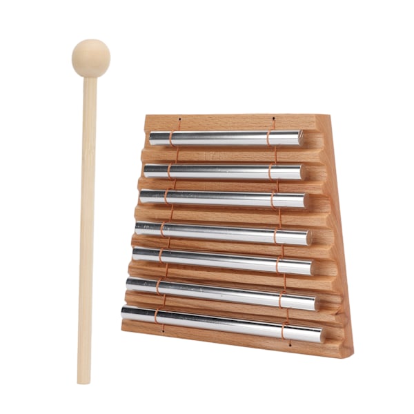 Energi Klokkespil 7 Tone Håndklokkespil Percussion Instrument med Slagstok til Klasseledelse