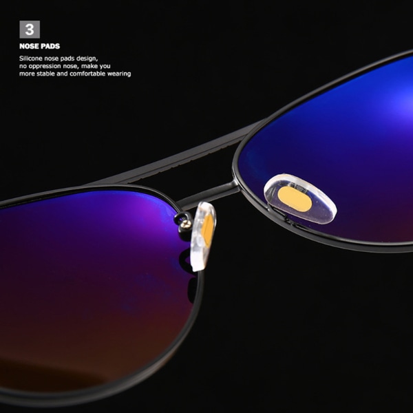 Aviator Solglasögon för män Dam Polarized - UV 400 Protection