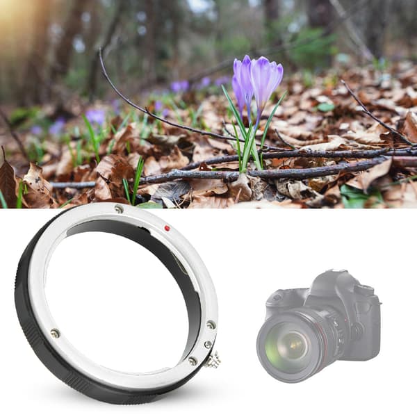 Linseadapterring til Canon EOS-monteret spejlreflekslinse til M60*0.75 skruegevindgrænseflade