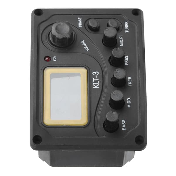 EQ Pickup 4 Band Gitarr Metall KLT‑3 Equalizer Tuner Musikinstrument Tillbehör