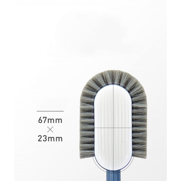 Sininen monitoiminen pehmeä kenkäharja kodille - ei vahingoita kenkiä