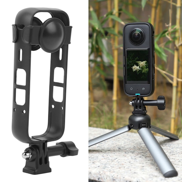 Skyddande ram med objektivlock för Insta360 X3-kamera, plastskyddande förlängningsfodral, burmonteringssats