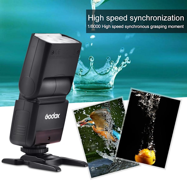 TTL Trådlös Kamerablixt Speedlite HSS Batteridriven (O)