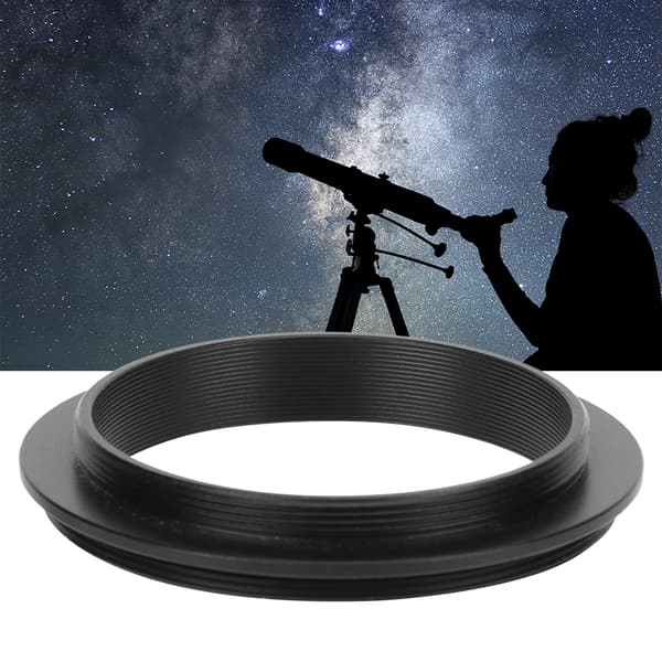 1 STK M48mm-M54mm Adapterring Aluminiumlegering Sort Astronomisk Teleskoptilbehør