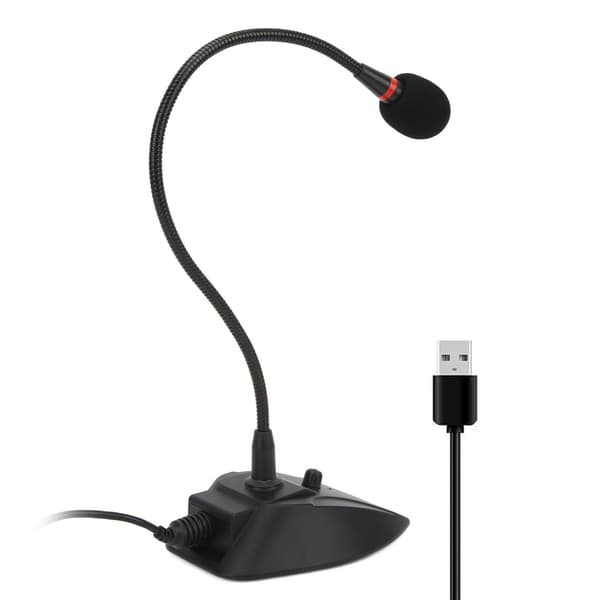 USB Mikrofon Studio Tale Højttaler Justerbar Kablet Desktop Mikrofon til Bærbar Højttaler