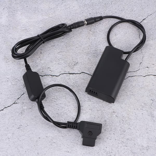 DCC16 til D-TAP hoder full dekoding dummybatteri rett linje for Lumix S1 seriekamera