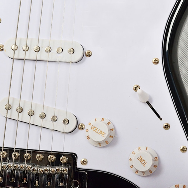 1 Set DIY Elgitarr-kit Pickguard Bakplatta Bro System för ST-stilgitarrer