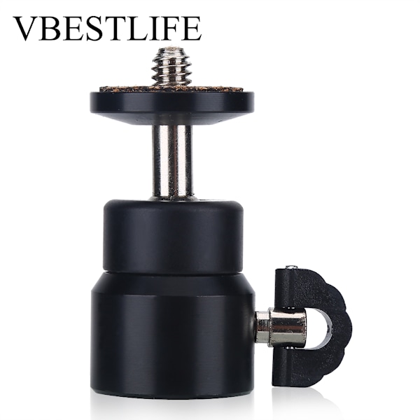 VBESTLIFE 360° Vridbar Rotationsbar 1/4'' Skruv Kulhuvudfäste Kulhuvud Stativfäste