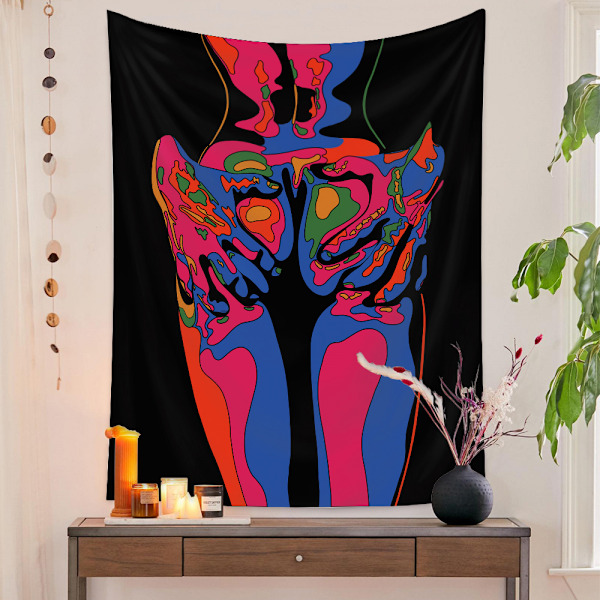 Taide Koti Sisustuslahjat Mandala Bohemian Tapetti Sopii Makuuhuoneen Koristeluun (1101-22, 29 x 38 tuumaa)