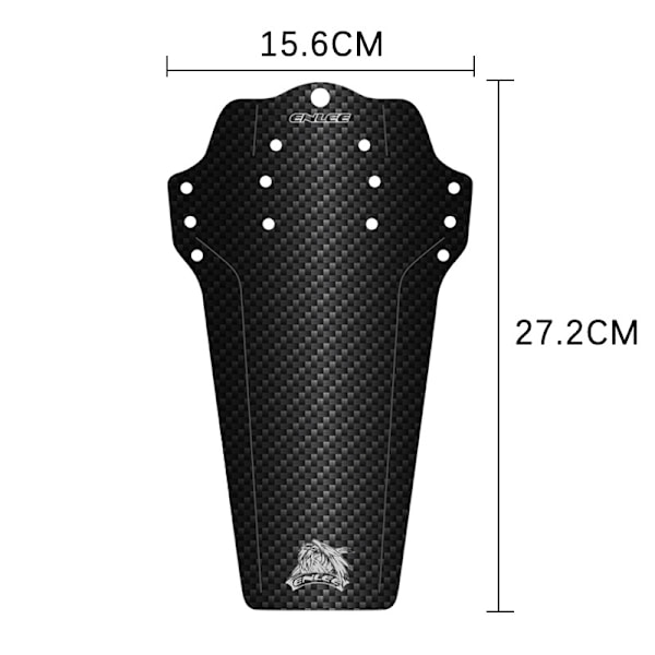 2 Sykkelskjermer Karbonfibermønster Farge Passer For Dh Utfor Terrengsykkel Sal Universell Muddfjerning Flis Regnskjold (C