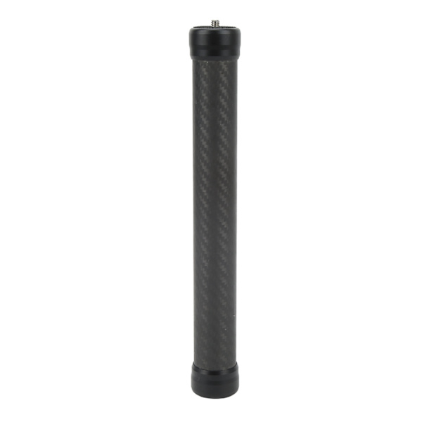 25cm kamerastabilisator förlängningsstång i aluminiumlegering kolfiber 33mm diameter 1/4in pinne för Ronin S
