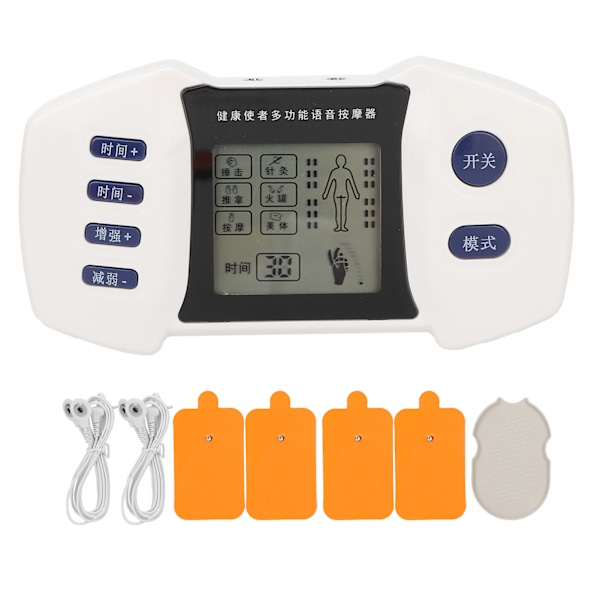 Mutifunctional Pulse Massager Electric Digital Pulse Massager Pulse Muscle Stimulator with Voice