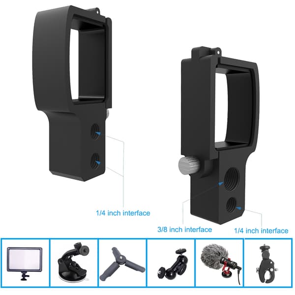 Til DJI Osmo Pocket tilbehørsmonteringsudvidelsesmodul med 1/4&3/8 interface