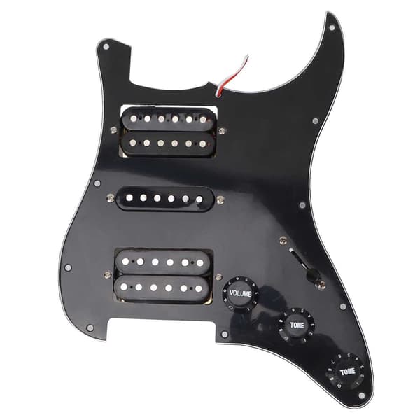 Lastet Pickguard Pickups Set Tilbehør Til Elektrisk Gitar Med 1Pcs Bakdeksel