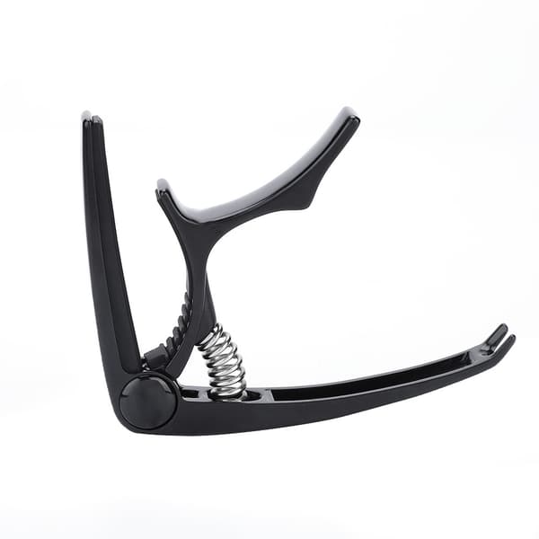 FC-03 Zinklegering Elektrisk Folk Gitarr Capo med Stallpinnsspännare