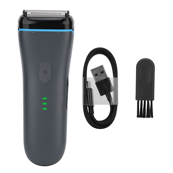 Portabel USB-driven Elektrisk Skäggtrimmer för Män, Vattentät Mustaschrakare, Skäggtrimmer