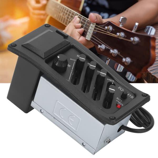 Guitar Pickup Akustisk Elektrisk Boks Lyd Samle Equalizer Strengeinstrument Tilbehør
