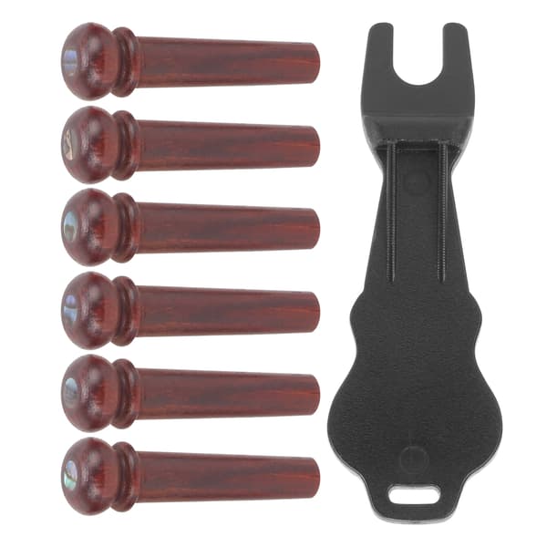 Gitarrstallpinnar Dragpin Cocobolo Trä Stränginstrument Tillbehör Ersättning MX0229D