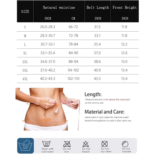 Neopren Taljetræner til Kvinder Slankning Body Shaper Talje Trimmer Cincher Svedbælte M Gray Double Belt With Hook