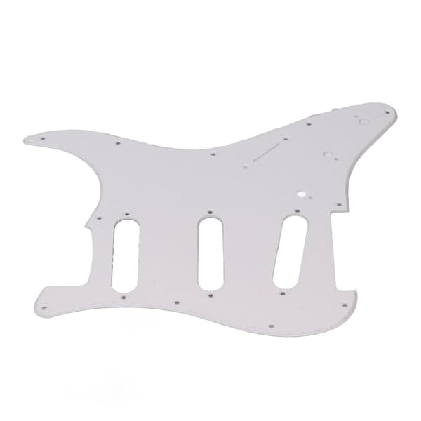 PVC-gitarrplektrumskydd 11 monteringshål Repskyddsplatta SSS-skyddsplatta Ersättning för Strat ST-stil