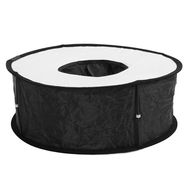 Ringblixt Softbox 17in Blixtdiffusor Fällbar Bärbar med Väska Foto Utrustning för Studio Video Porträtt