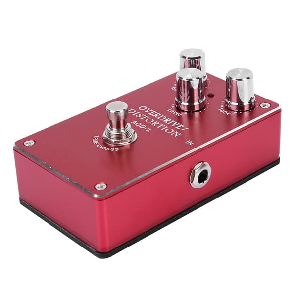 Mini Space Portable Overdrive Distortion Tone Elektrisk Pedal Gitarr Effektor Pedaler
