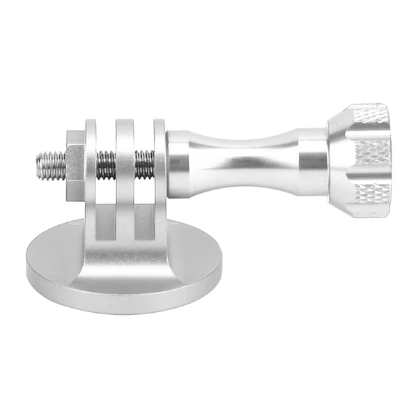 Aluminiumslegering Adapter Action Kamera Tilbehør Multifunktionel Adapter Base 1/4in Skrue til Sport Kamera Interface sølvgrå