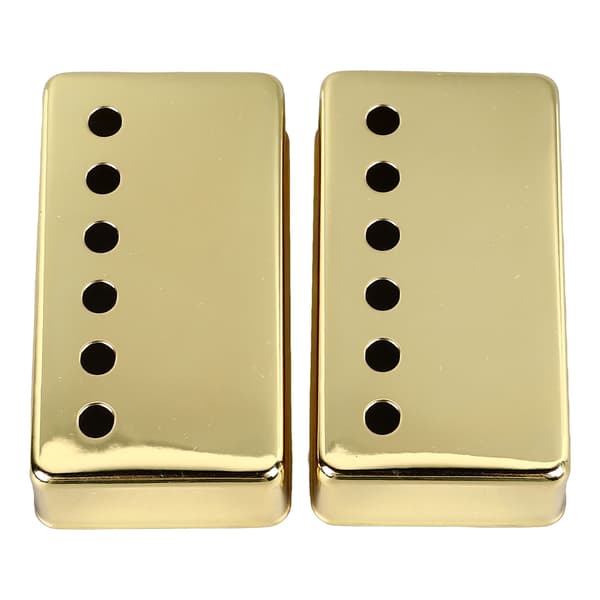 2 st Elgitarr Humbucker Pickup Skal Mässing Professionell Gitarr Pickup Kåpa för LP Guld 52mm 52mm